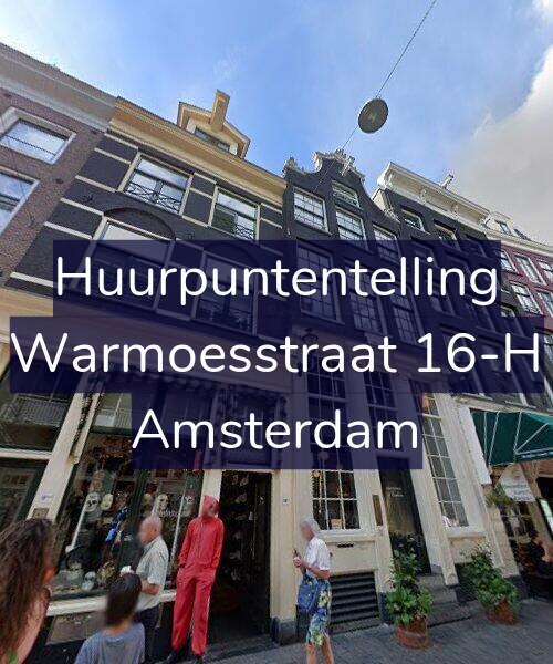 Foto gevel Huurpuntentelling voor Warmoesstraat 16-H, Amsterdam