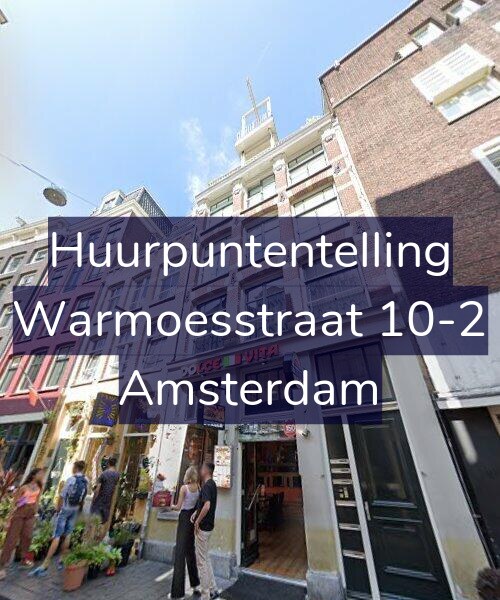 Foto gevel Huurpuntentelling voor Warmoesstraat 10-2, Amsterdam