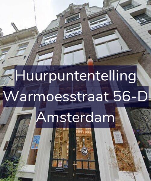 Foto gevel Huurpuntentelling voor Warmoesstraat 56-D, Amsterdam