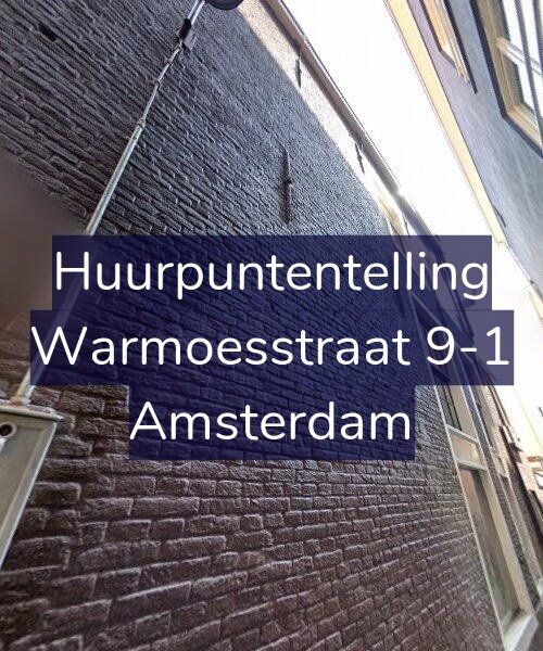 Foto gevel Huurpuntentelling voor Warmoesstraat 9-1, Amsterdam