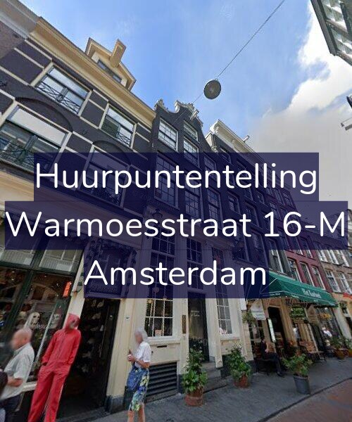 Foto gevel Huurpuntentelling voor Warmoesstraat 16-M, Amsterdam