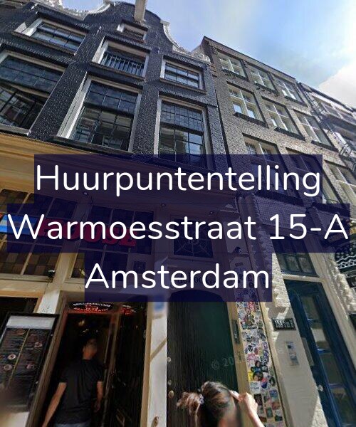 Foto gevel Huurpuntentelling voor Warmoesstraat 15-A, Amsterdam