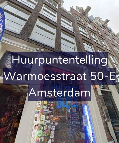 Foto gevel Huurpuntentelling voor Warmoesstraat 50-E, Amsterdam