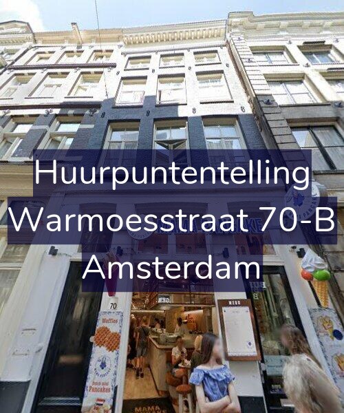 Foto gevel Huurpuntentelling voor Warmoesstraat 70-B, Amsterdam