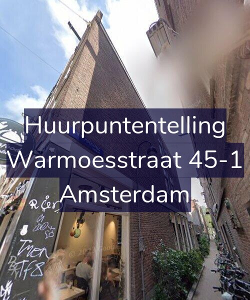 Foto gevel Huurpuntentelling voor Warmoesstraat 45-1, Amsterdam