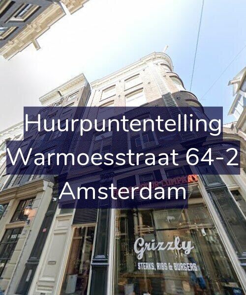 Foto gevel Huurpuntentelling voor Warmoesstraat 64-2, Amsterdam