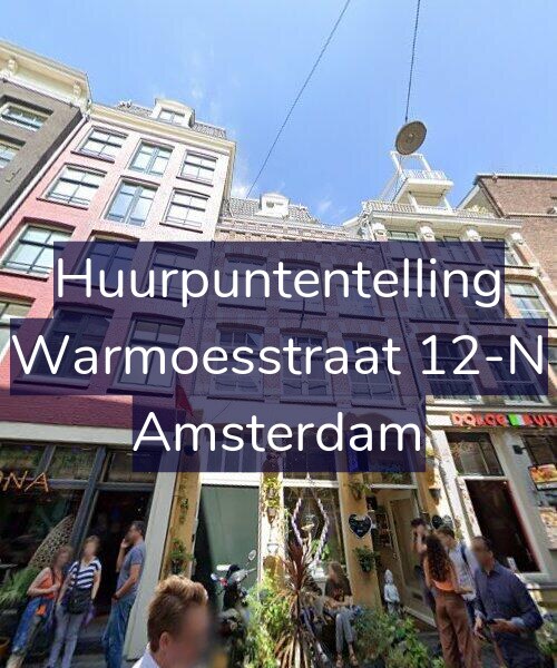Foto gevel Huurpuntentelling voor Warmoesstraat 12-N, Amsterdam