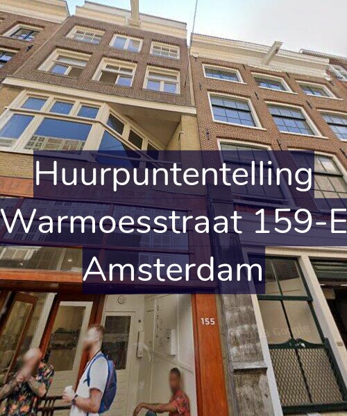 Foto gevel Huurpuntentelling voor Warmoesstraat 159-E, Amsterdam