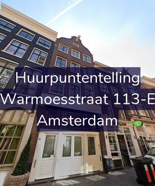 Foto gevel Huurpuntentelling voor Warmoesstraat 113-E, Amsterdam