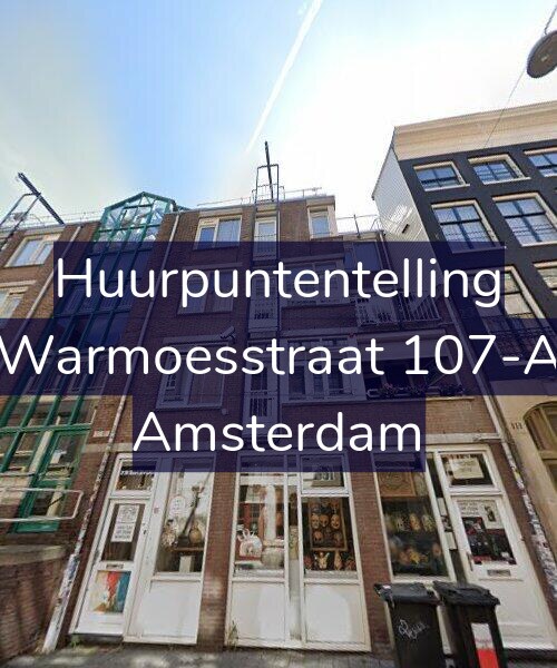 Foto gevel Huurpuntentelling voor Warmoesstraat 107-A, Amsterdam