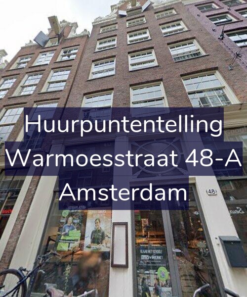 Foto gevel Huurpuntentelling voor Warmoesstraat 48-A, Amsterdam