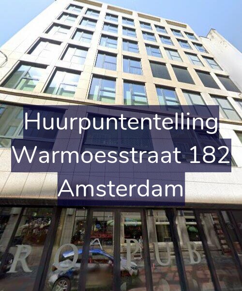 Foto gevel Huurpuntentelling voor Warmoesstraat 182, Amsterdam