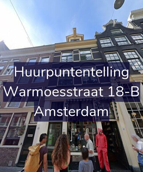 Foto gevel Huurpuntentelling voor Warmoesstraat 18-B, Amsterdam