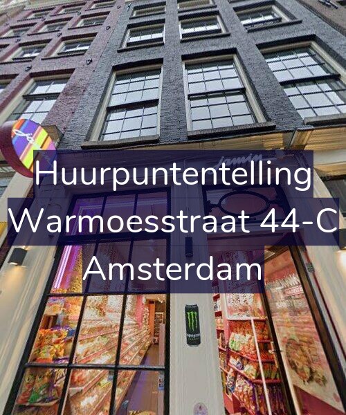 Foto gevel Huurpuntentelling voor Warmoesstraat 44-C, Amsterdam
