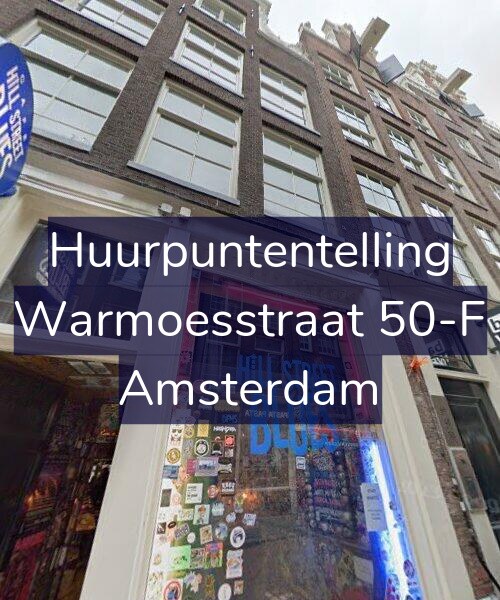 Foto gevel Huurpuntentelling voor Warmoesstraat 50-F, Amsterdam