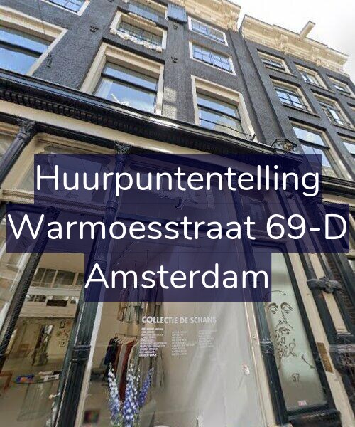 Foto gevel Huurpuntentelling voor Warmoesstraat 69-D, Amsterdam