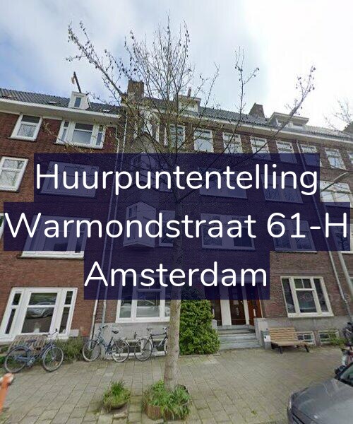 Foto gevel Huurpuntentelling voor Warmondstraat 61-H, Amsterdam
