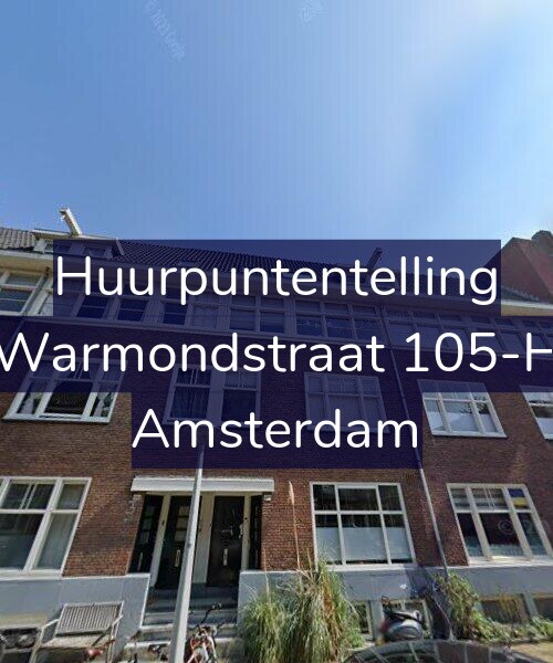 Foto gevel Huurpuntentelling voor Warmondstraat 105-H, Amsterdam