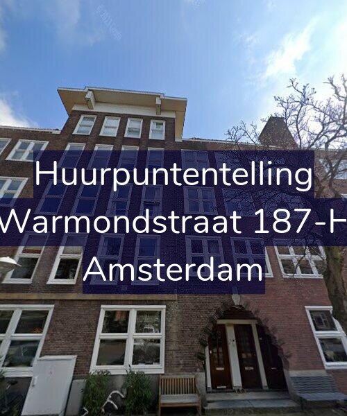 Foto gevel Huurpuntentelling voor Warmondstraat 187-H, Amsterdam