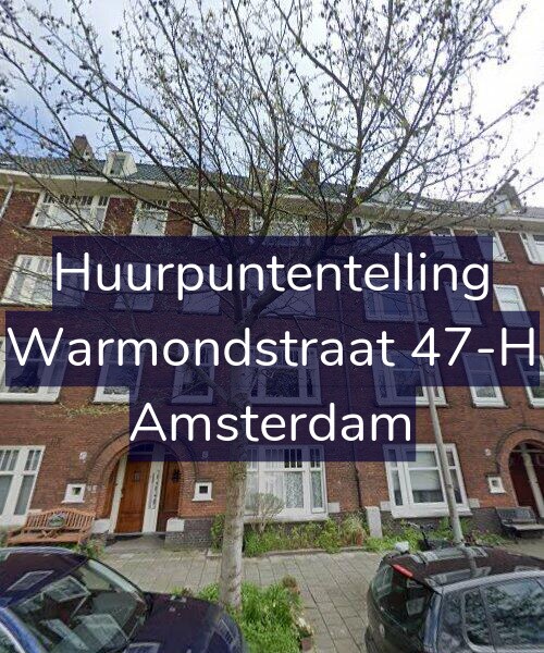 Foto gevel Huurpuntentelling voor Warmondstraat 47-H, Amsterdam