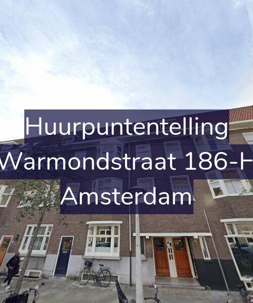 Foto gevel Huurpuntentelling voor Warmondstraat 186-H, Amsterdam