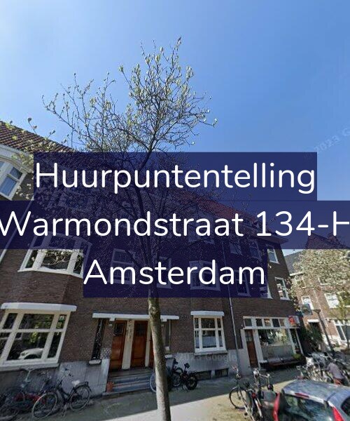 Foto gevel Huurpuntentelling voor Warmondstraat 134-H, Amsterdam