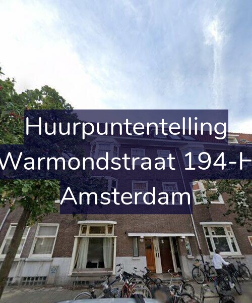 Foto gevel Huurpuntentelling voor Warmondstraat 194-H, Amsterdam