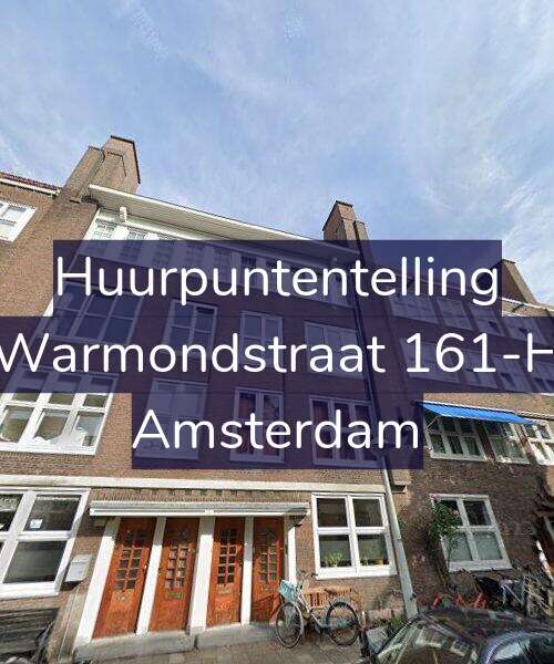 Foto gevel Huurpuntentelling voor Warmondstraat 161-H, Amsterdam