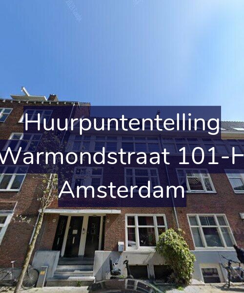 Foto gevel Huurpuntentelling voor Warmondstraat 101-H, Amsterdam