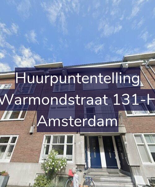 Foto gevel Huurpuntentelling voor Warmondstraat 131-H, Amsterdam