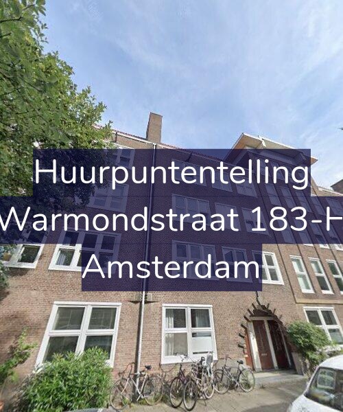 Foto gevel Huurpuntentelling voor Warmondstraat 183-H, Amsterdam