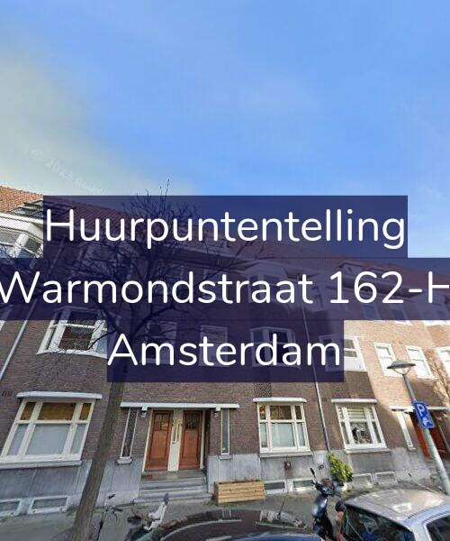 Foto gevel Huurpuntentelling voor Warmondstraat 162-H, Amsterdam