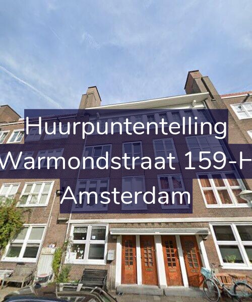 Foto gevel Huurpuntentelling voor Warmondstraat 159-H, Amsterdam