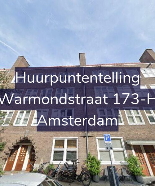 Foto gevel Huurpuntentelling voor Warmondstraat 173-H, Amsterdam