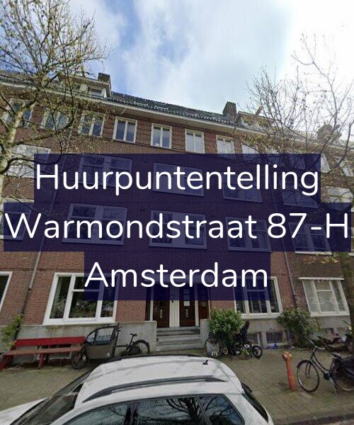 Foto gevel Huurpuntentelling voor Warmondstraat 87-H, Amsterdam
