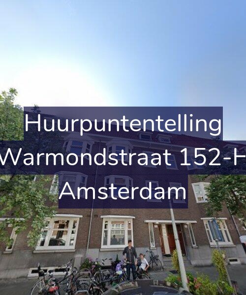 Foto gevel Huurpuntentelling voor Warmondstraat 152-H, Amsterdam