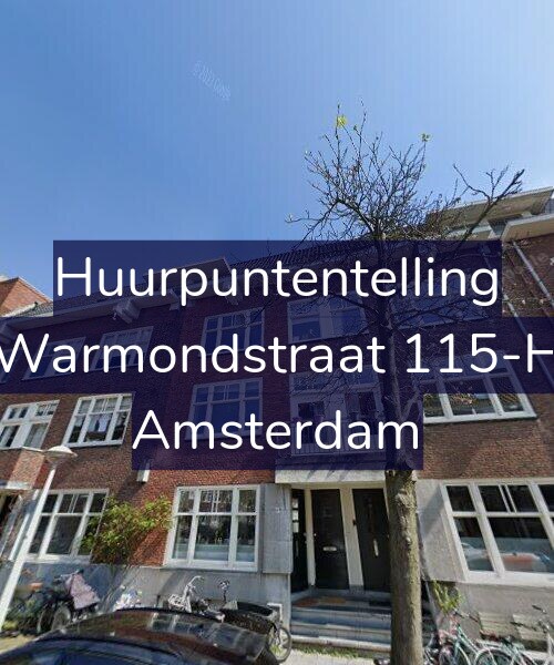 Foto gevel Huurpuntentelling voor Warmondstraat 115-H, Amsterdam