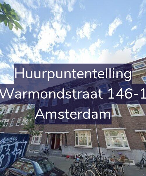 Foto gevel Huurpuntentelling voor Warmondstraat 146-1, Amsterdam
