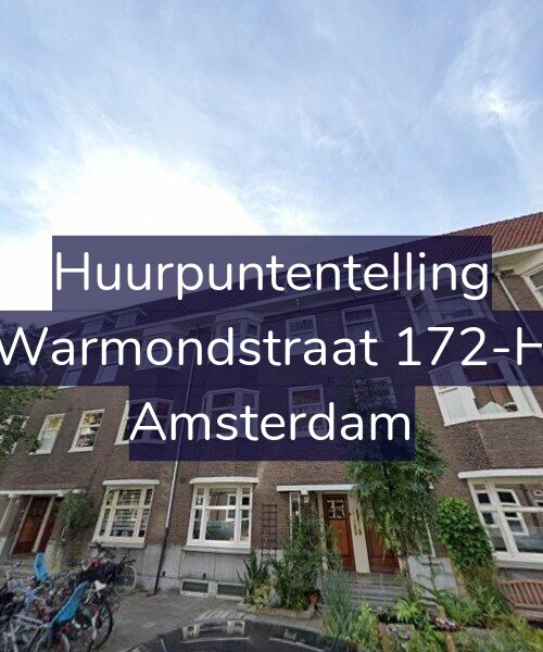 Foto gevel Huurpuntentelling voor Warmondstraat 172-H, Amsterdam