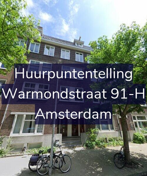 Foto gevel Huurpuntentelling voor Warmondstraat 91-H, Amsterdam