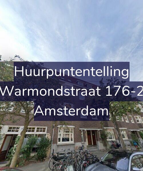 Foto gevel Huurpuntentelling voor Warmondstraat 176-2, Amsterdam