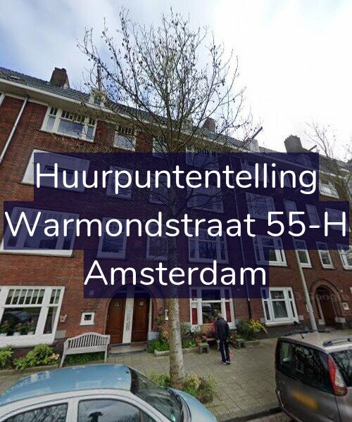 Foto gevel Huurpuntentelling voor Warmondstraat 55-H, Amsterdam