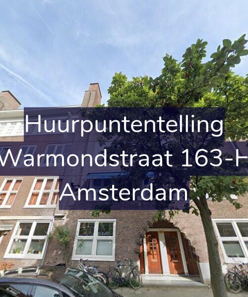 Foto gevel Huurpuntentelling voor Warmondstraat 163-H, Amsterdam
