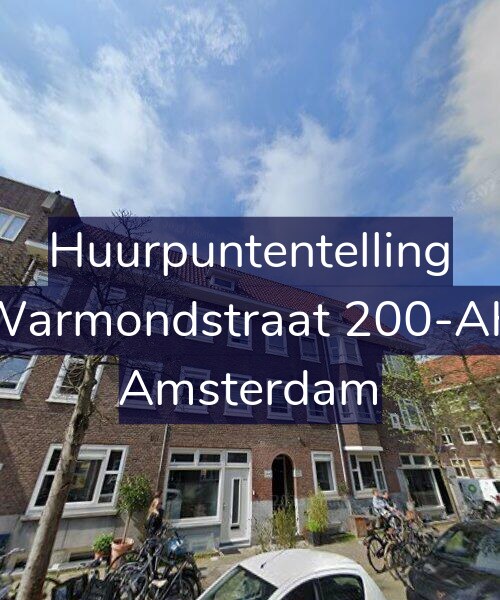Foto gevel Huurpuntentelling voor Warmondstraat 200-AH, Amsterdam