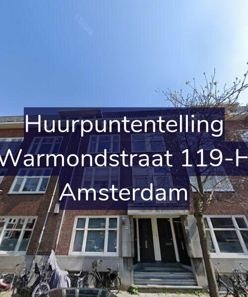 Foto gevel Huurpuntentelling voor Warmondstraat 119-H, Amsterdam