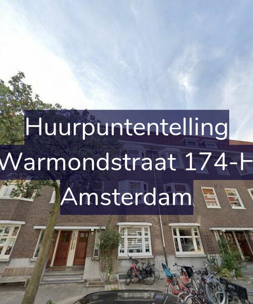 Foto gevel Huurpuntentelling voor Warmondstraat 174-H, Amsterdam
