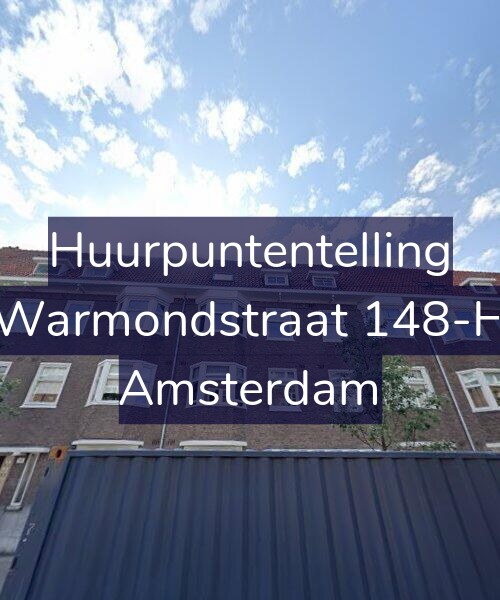 Foto gevel Huurpuntentelling voor Warmondstraat 148-H, Amsterdam