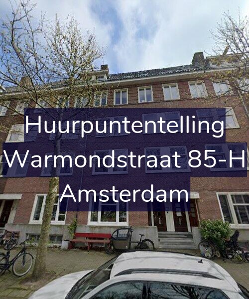 Foto gevel Huurpuntentelling voor Warmondstraat 85-H, Amsterdam