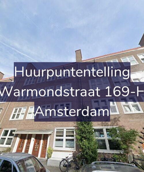 Foto gevel Huurpuntentelling voor Warmondstraat 169-H, Amsterdam