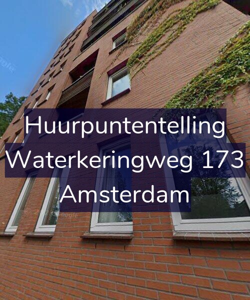 Foto gevel Huurpuntentelling voor Waterkeringweg 173, Amsterdam